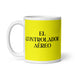 El Controlador Aéreo The Air Traffic Controller Funny Home Office Work Coffee Mug Mexican Spanish Pride Gift White Glossy Cup Yellow Card Mug Mexicada