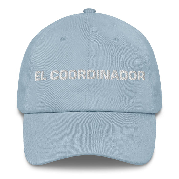 El Coordinador The Coordinator Mexican Spanish Pride Gift Regalo Dad Hat Mexicada Light Blue