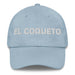 El Coqueto The Flirt Mexican Spanish Pride Gift Regalo Dad Hat Mexicada Light Blue