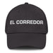 El Corredor The Runner Mexican Spanish Pride Gift Regalo Dad Hat Mexicada Dark Grey