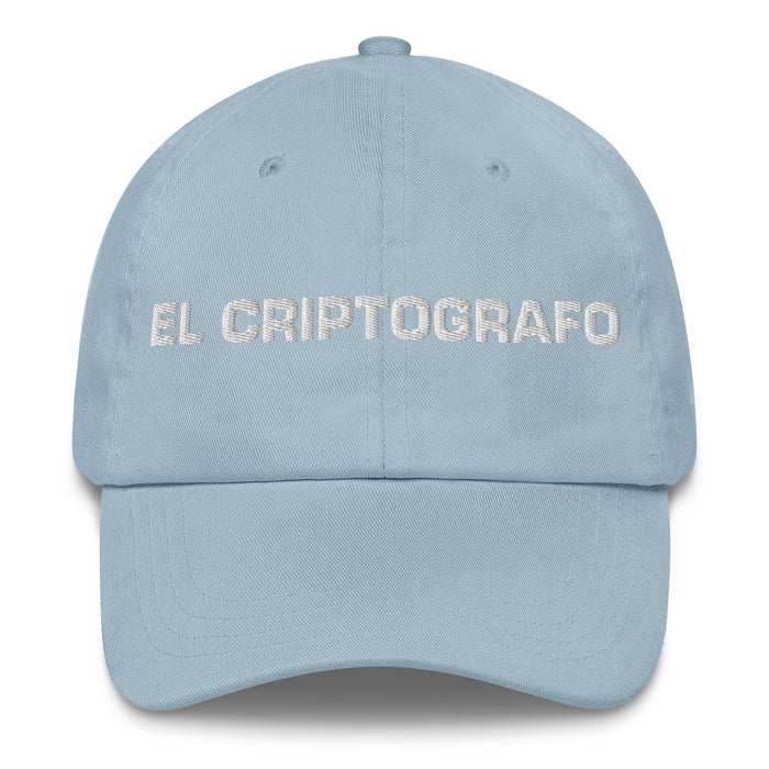 El Criptografo The Cryptographer Mexican Spanish Pride Gift Regalo Dad Hat Mexicada Light Blue