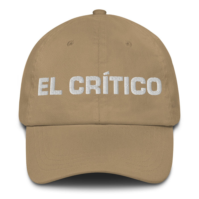 El Crítico The Critic Mexican Spanish Pride Gift Regalo Dad Hat - Mexicada