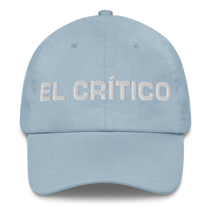 El Crítico The Critic Mexican Spanish Pride Gift Regalo Dad Hat Mexicada Light Blue