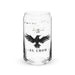 El Crow Exclusive Art Piece Can-Shaped Glass Home Office Work Mexican Spanish Pride Gift Cup One-Of-A-Kind Calligraphy Glass | E1 Mexicada 16 oz (No Lid No Straw)