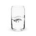 El Crow Exclusive Art Piece Can-Shaped Glass Home Office Work Mexican Spanish Pride Gift Cup One-Of-A-Kind Calligraphy Glass | E14 Mexicada