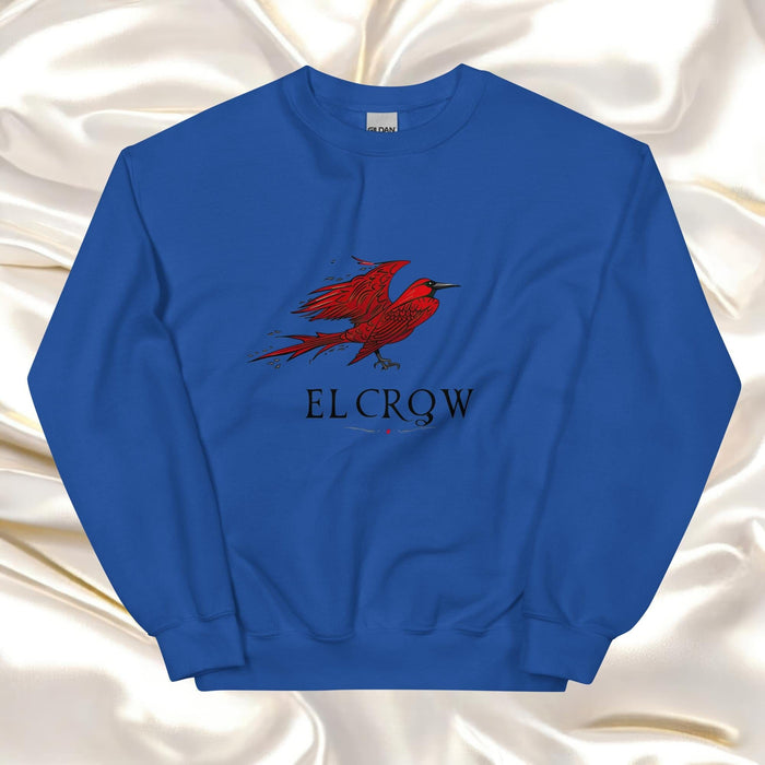 El Crow Exclusive Art Piece Home Office Work Mexican Spanish Pride Gift One-Of-A-Kind Unisex Sweatshirt | E15 Mexicada Royal / S