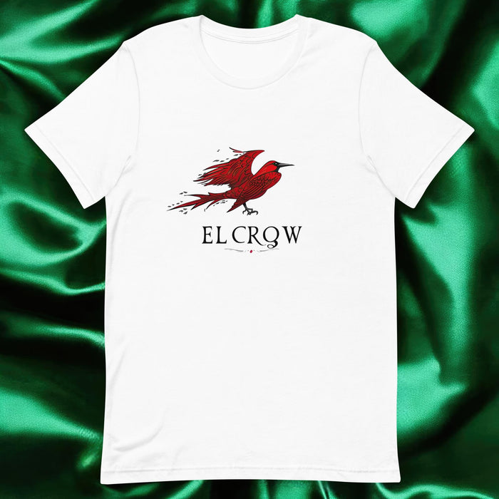 El Crow Exclusive Art Piece Home Office Work Mexican Spanish Pride Gift One-Of-A-Kind Unisex T-Shirt | E15 Mexicada White / S