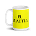 El Cuautla The Cuautla Resident Funny Home Office Work Coffee Mug Mexican Spanish Pride Gift White Glossy Cup Yellow Card Mug Mexicada