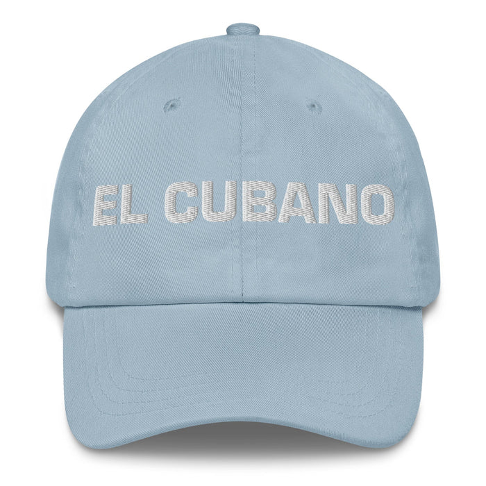 El Cubano The Cuban Mexican Spanish Pride Gift Regalo Dad Hat Mexicada Light Blue