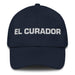 El Curador The Curator Mexican Spanish Pride Gift Regalo Dad Hat Mexicada Navy