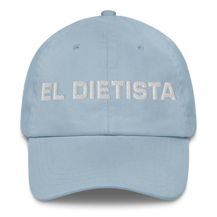 El Dietista The Dietitian Mexican Spanish Pride Gift Regalo Dad Hat Mexicada Light Blue