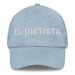 El Dietista The Dietitian Mexican Spanish Pride Gift Regalo Dad Hat Mexicada Light Blue