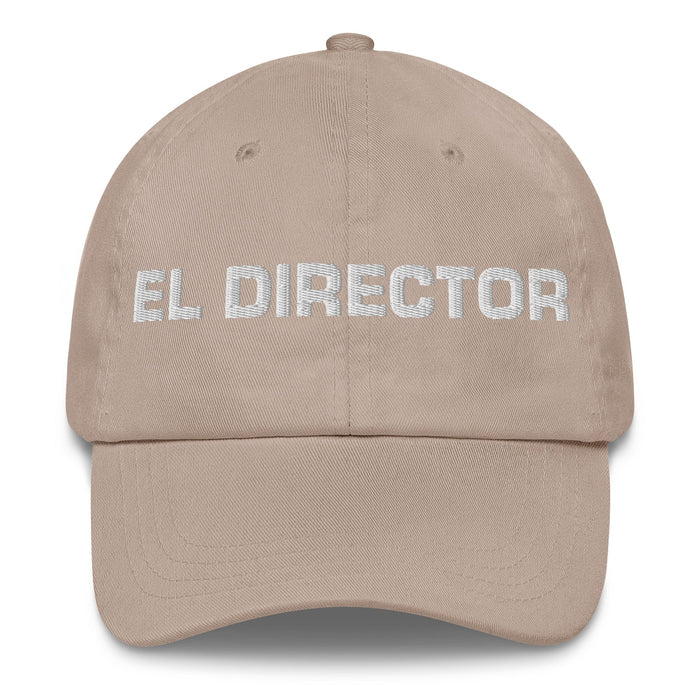 El Director The Director Mexican Spanish Pride Gift Regalo Dad Hat - Mexicada