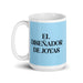 El Diseñador De Joyas The Jewelry Designer Funny Home Office Work Coffee Mug Mexican Spanish Pride Gift White Glossy Cup Sky Blue Card Mug Mexicada