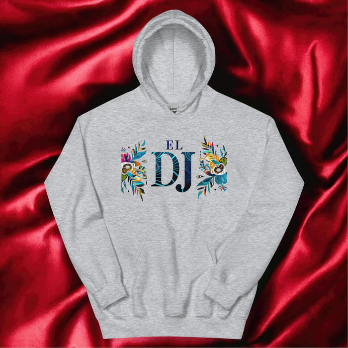 El Dj Exclusive Art Piece Home Office Work Mexican Spanish Pride Gift One-Of-A-Kind Unisex Hoodie | E14 Mexicada Sport Grey / S