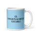 El Emocionalmente Estable The Emotionally Stable Funny Home Office Work Coffee Mug Mexican Spanish Pride Gift White Glossy Cup Sky Blue Card Mug Mexicada 11 oz