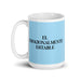 El Emocionalmente Estable The Emotionally Stable Funny Home Office Work Coffee Mug Mexican Spanish Pride Gift White Glossy Cup Sky Blue Card Mug Mexicada