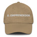 El Emprendedor The Entrepreneur Mexican Spanish Pride Gift Regalo Dad Hat Mexicada Khaki