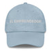 El Emprendedor The Entrepreneur Mexican Spanish Pride Gift Regalo Dad Hat Mexicada Light Blue