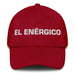 El Enérgico The Energetic One Mexican Spanish Pride Gift Regalo Dad Hat Mexicada Cranberry