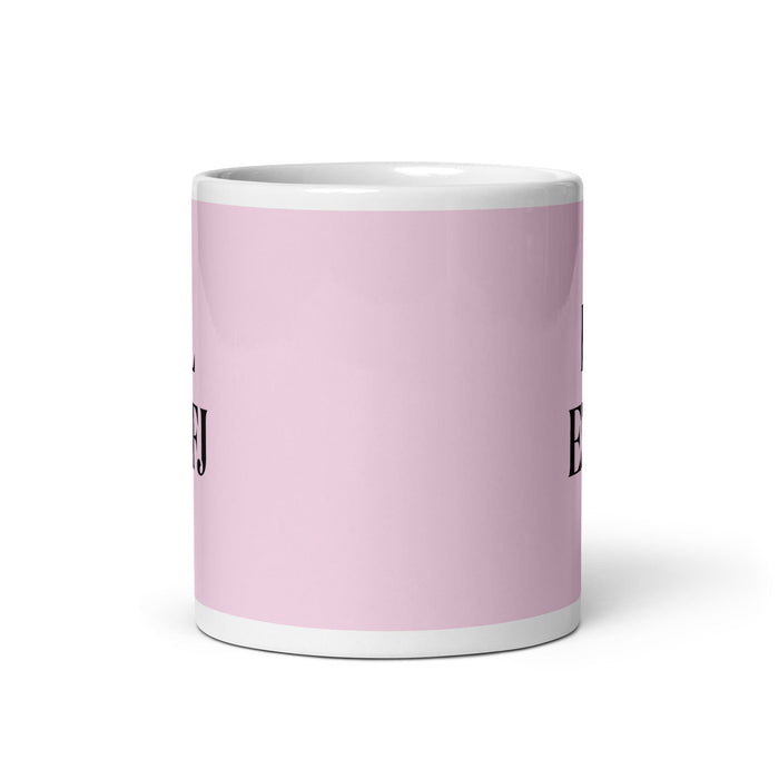 El ENFJ The Protagonist MBTI Personality Funny Home Office Work Coffee Mug Mexican Spanish Pride Gift White Glossy Cup Light Pink Card Mug Mexicada