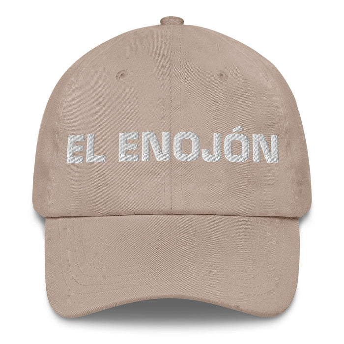 El Enojón The Angry One Mexican Spanish Pride Gift Regalo Dad Hat Mexicada Stone