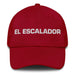 El Escalador The Climber Mexican Spanish Pride Gift Regalo Dad Hat Mexicada Cranberry