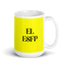 El ESFP The Entertainer MBTI Personality Funny Home Office Work Coffee Mug Mexican Spanish Pride Gift White Glossy Cup Yellow Card Mug Mexicada 15 oz