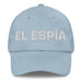 El Espía The Spy Mexican Spanish Pride Gift Regalo Dad Hat Mexicada Light Blue