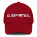 El Espiritual The Spiritual One Mexican Spanish Pride Gift Regalo Dad Hat Mexicada Cranberry