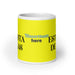 El Estilista De Uñas The Nail Technician Funny Home Office Work Coffee Mug Mexican Spanish Pride Gift White Glossy Cup Yellow Card Mug Mexicada