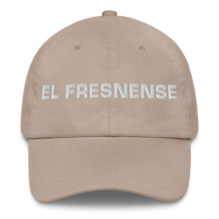 El Fresnense The Fresno Resident Mexican Spanish Pride Gift Regalo Dad Hat Mexicada Stone