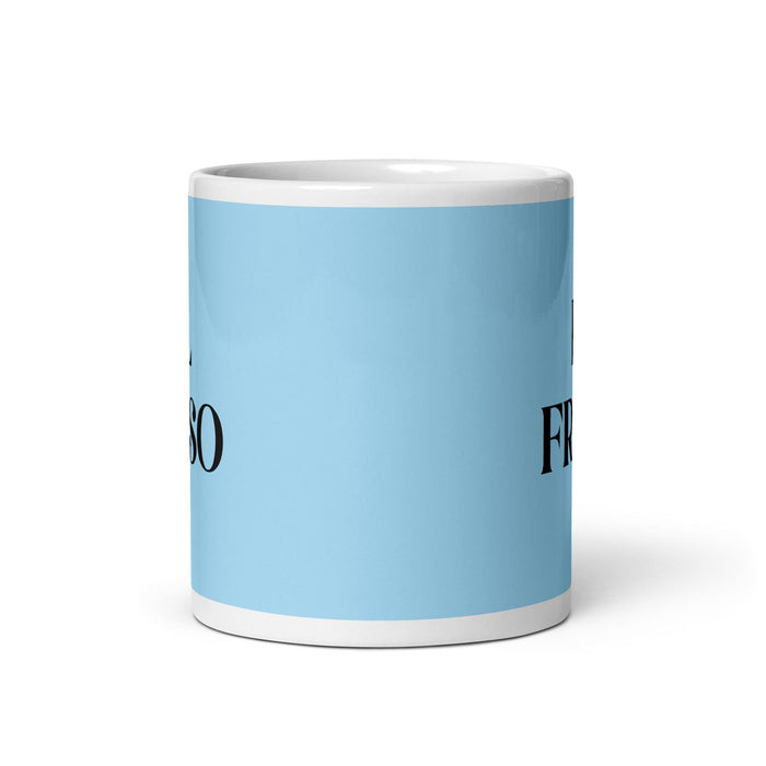 El Freso The Snob Funny Home Office Work Coffee Mug Mexican Spanish Pride Gift White Glossy Cup Sky Blue Card Mug Mexicada