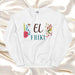 El Friki Exclusive Art Piece Home Office Work Mexican Spanish Pride Gift One-Of-A-Kind Unisex Sweatshirt | E7 Mexicada White / S