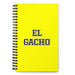 El Gacho The Awful One | Yellow Spiral Notebook, 140 Dotted Sheets | Funny Gift Idea Home Office Work | Mexican Spanish Pride Gift Mexicada