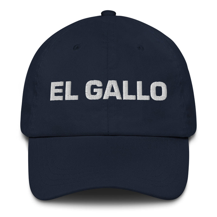 El Gallo Mexican Spanish Pride Gift Regalo Dad Hat Mexicada Navy