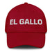 El Gallo The Rooster Mexican Spanish Pride Gift Regalo Dad Hat Mexicada Cranberry