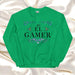 El Gamer Exclusive Art Piece Home Office Work Mexican Spanish Pride Gift One-Of-A-Kind Unisex Sweatshirt | E4 Mexicada Irish Green / S