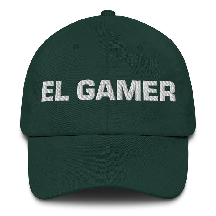 El Gamer The Gamer Mexican Spanish Pride Gift Regalo Dad Hat - Mexicada