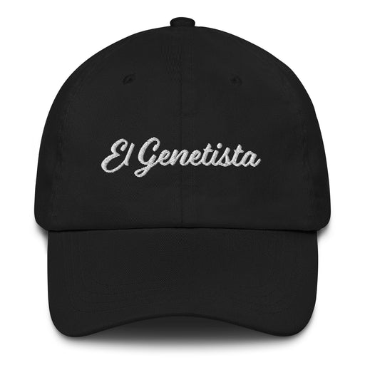 El Genetista Embroidered Dad Hat | Geneticist, Science, Knowledge, Innovation, Research | E5 Mexicada