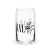 El Genial Exclusive Art Piece Can-Shaped Glass Home Office Work Mexican Spanish Pride Gift Cup One-Of-A-Kind Calligraphy Glass | E10 Mexicada