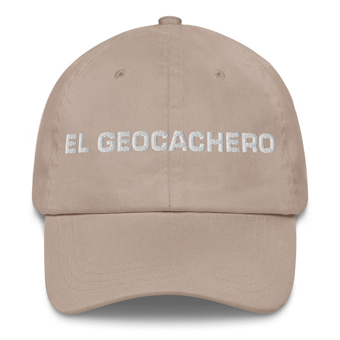 El Geocachero The Geocacher Mexican Spanish Pride Gift Regalo Dad Hat Mexicada Stone