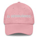 El Geoquímico The Geochemist Mexican Spanish Pride Gift Regalo Dad Hat Mexicada Pink