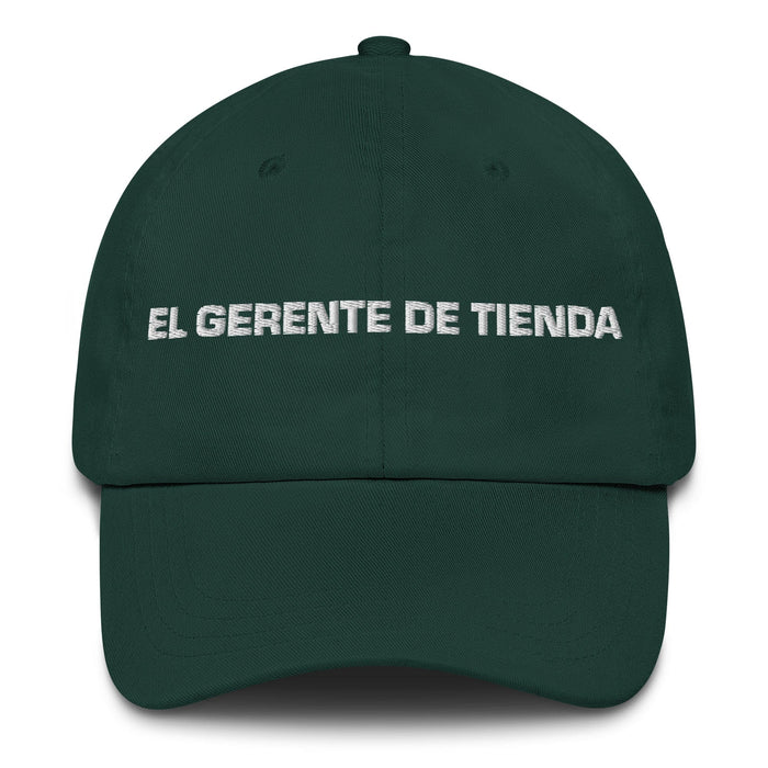 El Gerente De Tienda The Store Manager Mexican Spanish Pride Gift Regalo Dad Hat Mexicada Spruce