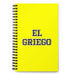 El Griego The Greek | Yellow Spiral Notebook, 140 Dotted Sheets | Funny Gift Idea Home Office Work | Mexican Spanish Pride Gift Mexicada