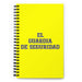 El Guardia De Seguridad The Security Guard | Yellow Spiral Notebook, 140 Dotted Sheets | Funny Gift Idea Home Office Work | Mexican Spanish Pride Gift Mexicada