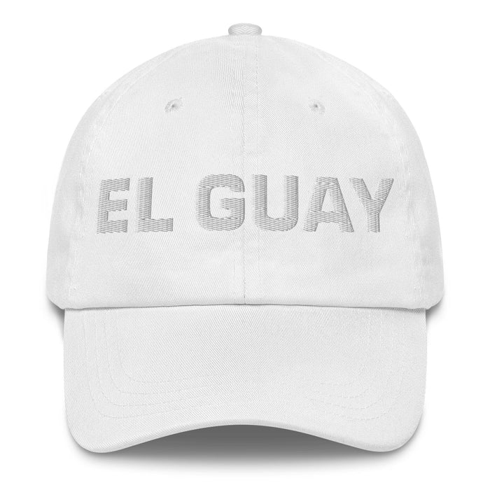 El Guay The Cool One Mexican Spanish Pride Gift Regalo Dad Hat Mexicada White