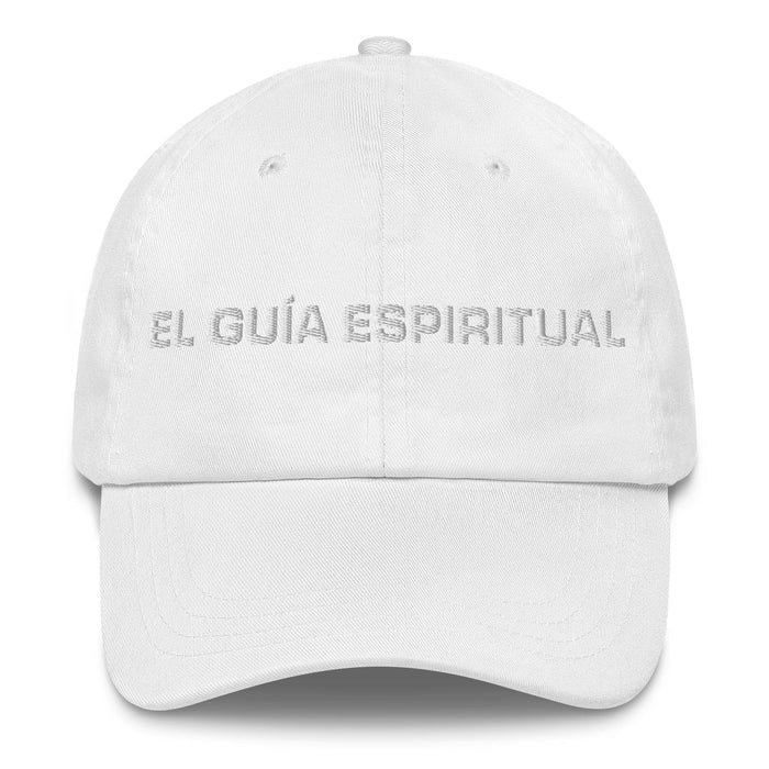 El Guía Espiritual The Spiritual Guide Mexican Spanish Pride Gift Regalo Dad Hat Mexicada White