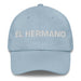 El Hermano The Sister / The Brother Mexican Spanish Pride Gift Regalo Dad Hat Mexicada Light Blue