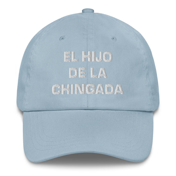 El Hijo De La Chingada The Troublesome One Mexican Spanish Pride Gift Regalo Dad Hat Mexicada Light Blue